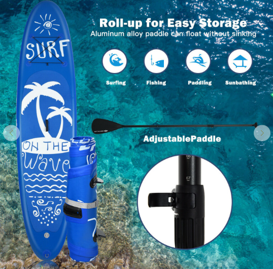 10'6 Inflatable Paddle Board "waves" bundle | Eclectic Fish