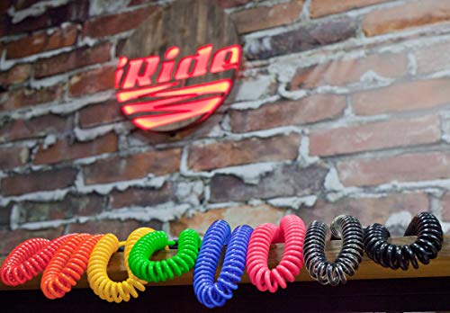 Coiled SUP Leash 10ft - multicolor