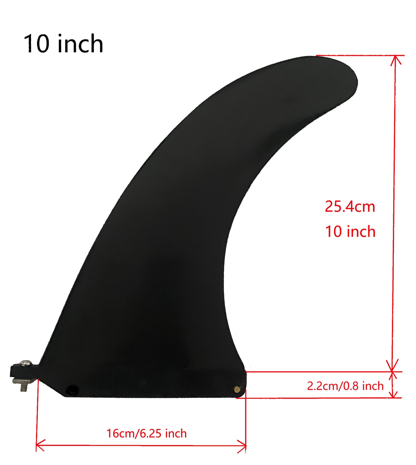 10-inch Replacement Fin with Fin Screw