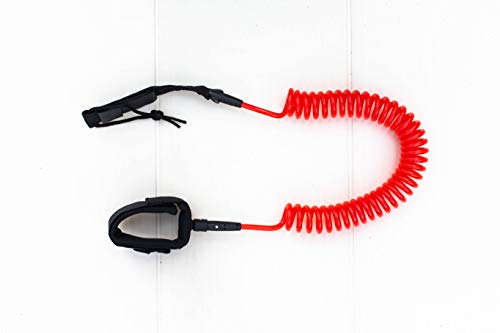 Coiled SUP Leash 10ft - multicolor