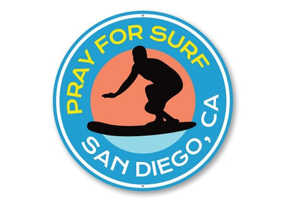 Surf Prayer Sign