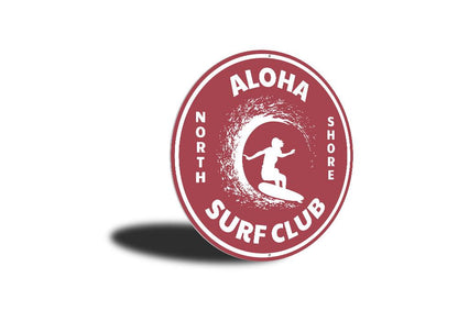 Aloha Surf Club Sign - Customizable