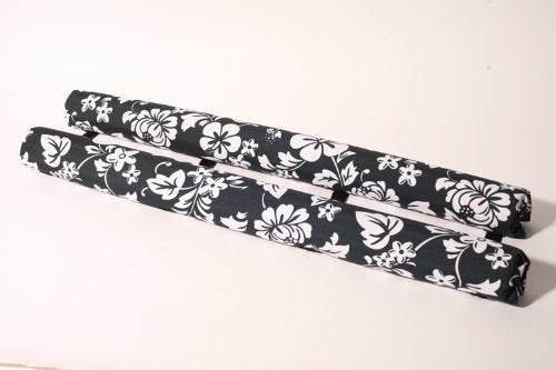 Black 36" Roof Rack Pads Floral (Made in U.S.A.) Rack Pads