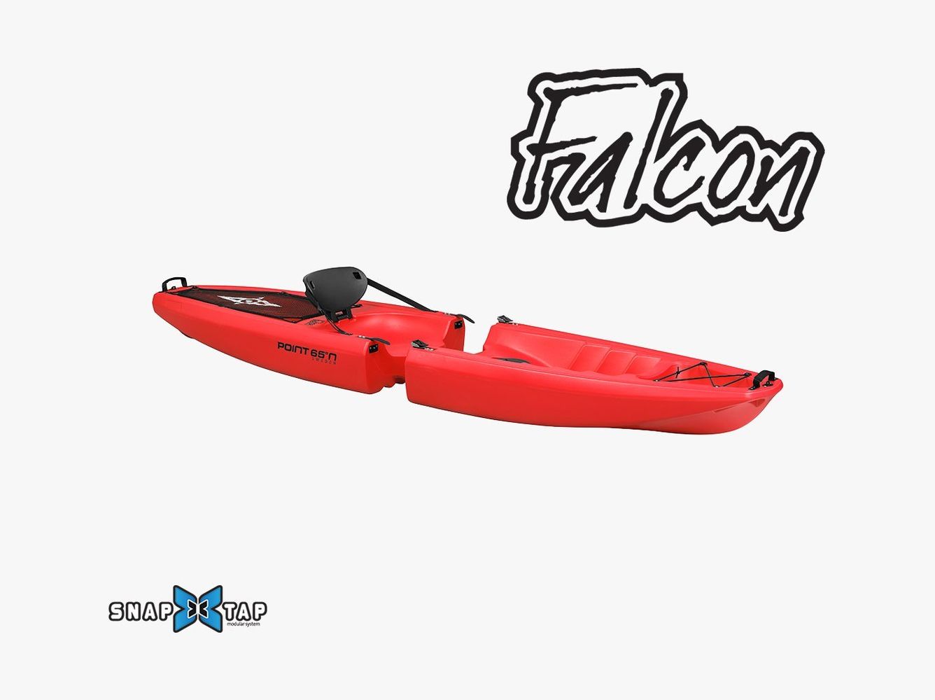 Point 65 Falcon Solo Kayak With Paddle